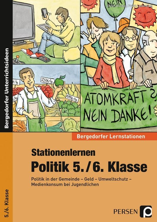 Produktbild: Stationenlernen Politik 5./6. Klasse