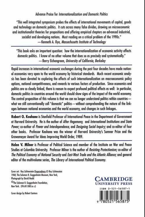 Produktbild: Internationalization and Domestic Politics