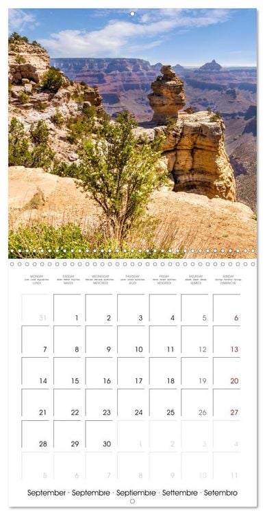 Produktbild: GRAND CANYON Magnificent views (Wall Calendar 2026 12 &times; 12 Inch) CALVENDO 12 Month Wall Calendar