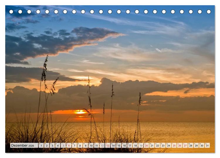Produktbild: Sonne, Strand & Meer (Tischkalender 2026 DIN A5 quer), CALVENDO Monatskalender