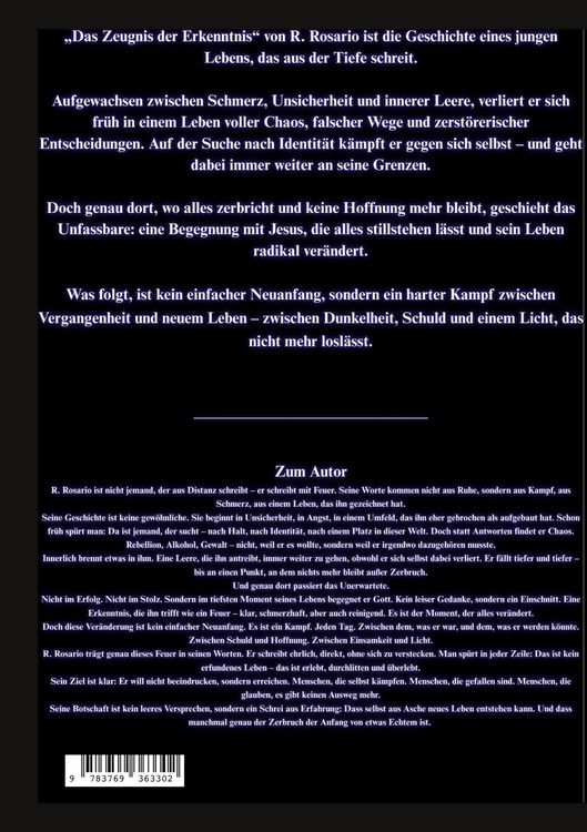 Produktbild: Das Zeugnis der Erkenntnis