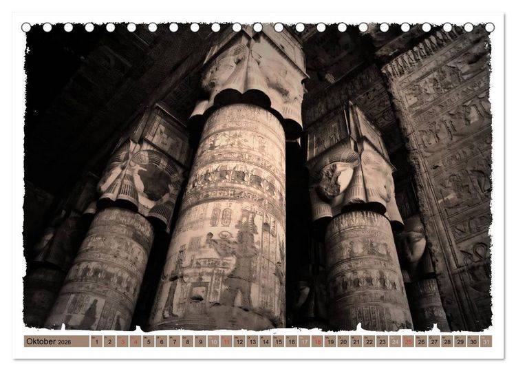 Produktbild: &Auml;gypten &ndash; Sch&ouml;nheit der Antike (Tischkalender 2026 DIN A5 quer), CALVENDO Monatskalender