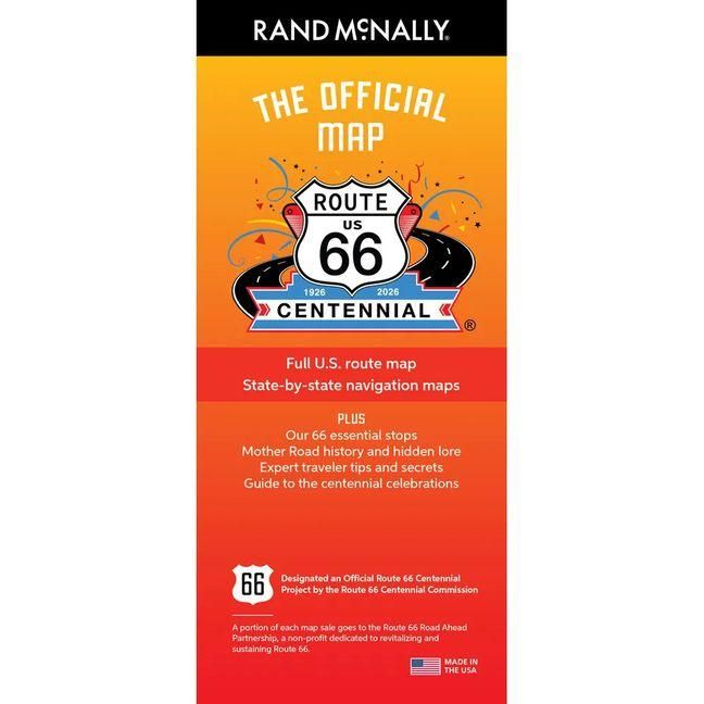 Produktbild: Rand McNally the Official Route 66 Centennial Map
