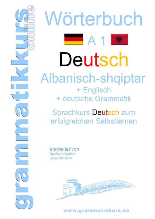 Produktbild: W&ouml;rterbuch Deutsch - Albanisch - Englisch A1