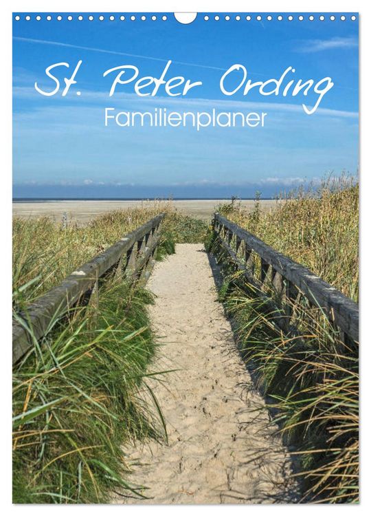 Produktbild: St. Peter Ording Familienplaner (Wandkalender 2026 DIN A3 hoch), CALVENDO Monatskalender