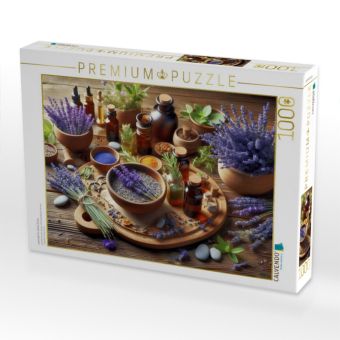 Produktbild: CALVENDO Puzzle Lavendel f&uuml;r deine Sinne. | 1000 Teile Lege-Gr&ouml;&szlig;e 64x48cm Foto-Puzzle f&uuml;r gl&uuml;ckliche Stunden