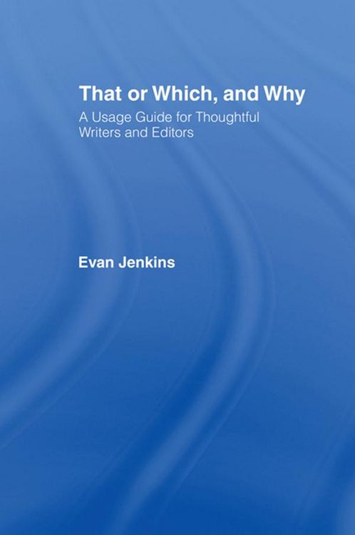 Produktbild: That or Which, and Why