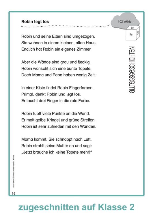Produktbild: W&uuml;rfellesen &ndash; 2. Klasse