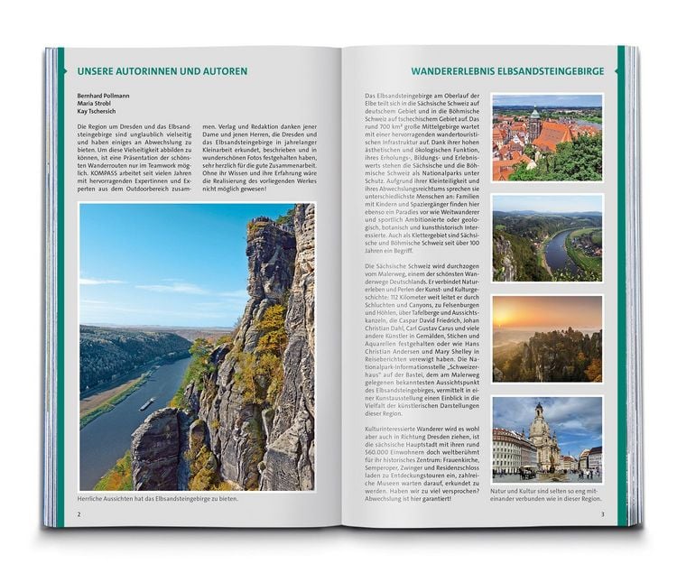 Produktbild: KOMPASS Wanderlust Elbsandsteingebirge und bei Dresden