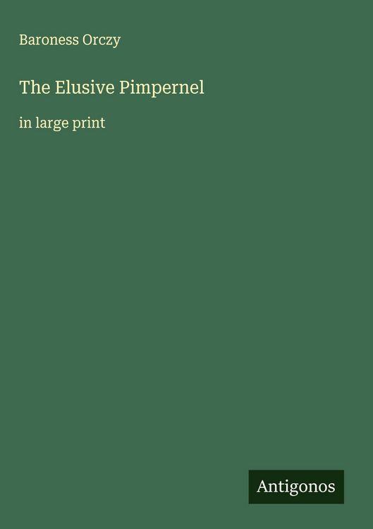 Produktbild: The Elusive Pimpernel