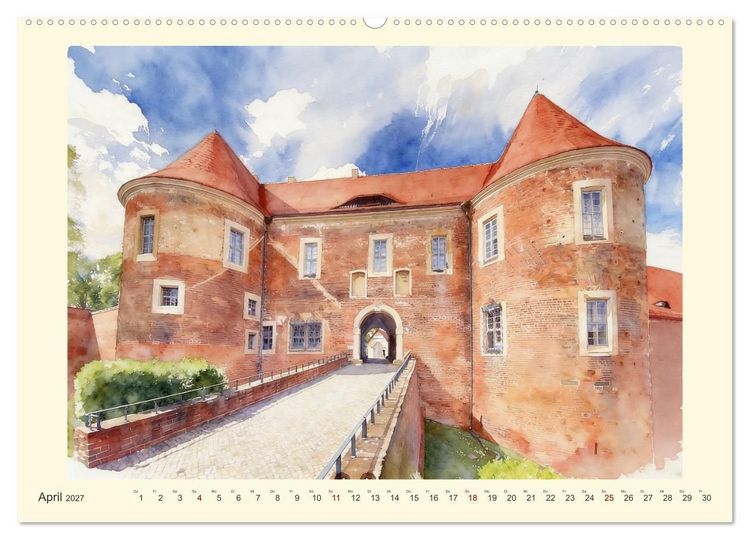 Produktbild: Abwechslungsreiches Brandenburg (Wandkalender 2027 DIN A2 quer), CALVENDO Monatskalender