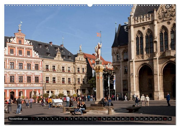 Produktbild: Deutschlands Hauptst&auml;dte (Wandkalender 2026 DIN A2 quer), CALVENDO Monatskalender