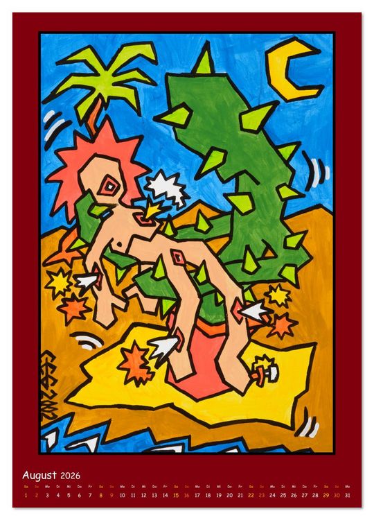 Produktbild: Life in Colors (Wandkalender 2026 DIN A2 hoch), CALVENDO Monatskalender
