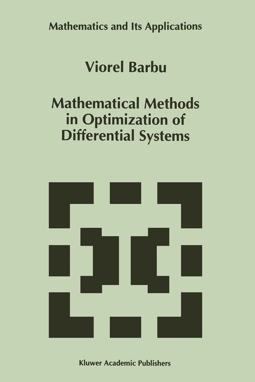 Produktbild: Mathematical Methods in Optimization of Differential Systems