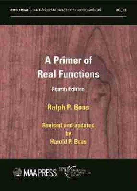 Produktbild: A Primer of Real Functions