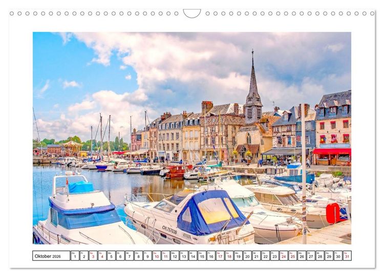 Produktbild: Ein traumhaftes Reiseziel - Normandie und Bretagne (Wandkalender 2026 DIN A3 quer), CALVENDO Monatskalender