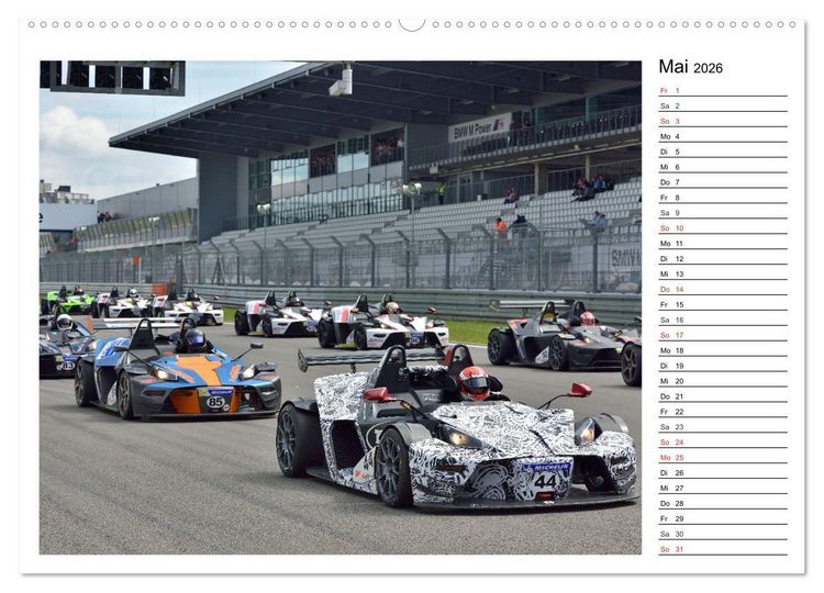 Produktbild: Faszination Motorsport am N&uuml;rburgring (Wandkalender 2026 DIN A2 quer), CALVENDO Monatskalender