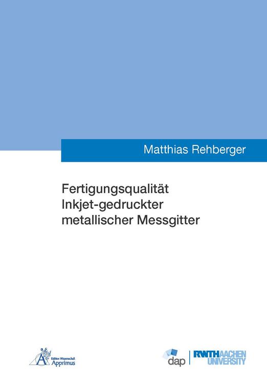Produktbild: Fertigungsqualit&auml;t Inkjet-gedruckter metallischer Messgitter