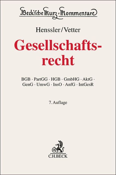 Produktbild: Gesellschaftsrecht