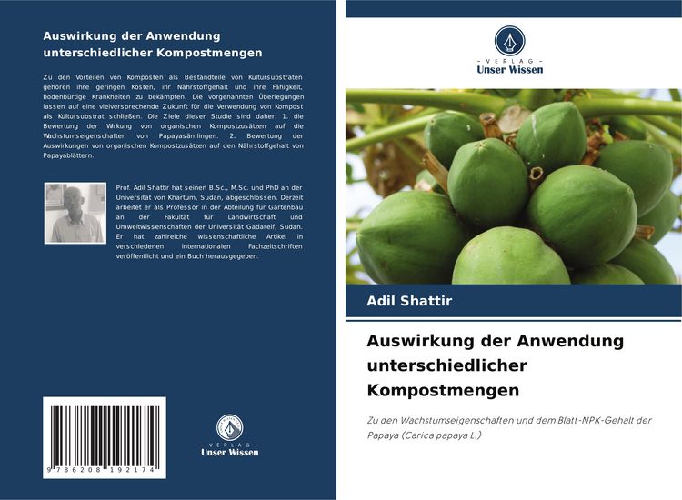 Produktbild: Auswirkung der Anwendung unterschiedlicher Kompostmengen