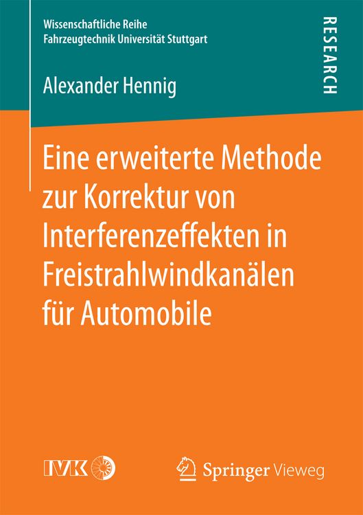 Produktbild: Eine erweiterte Methode zur Korrektur von Interferenzeffekten in Freistrahlwindkan&auml;len f&uuml;r Automobile