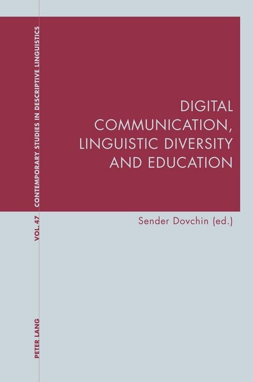 Produktbild: Digital Communication, Linguistic Diversity and Education