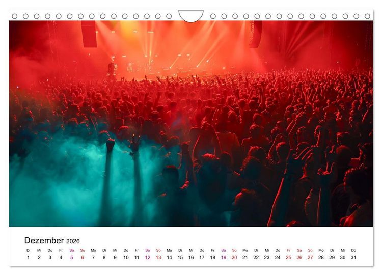 Produktbild: Festival Time (Wandkalender 2026 DIN A4 quer), CALVENDO Monatskalender