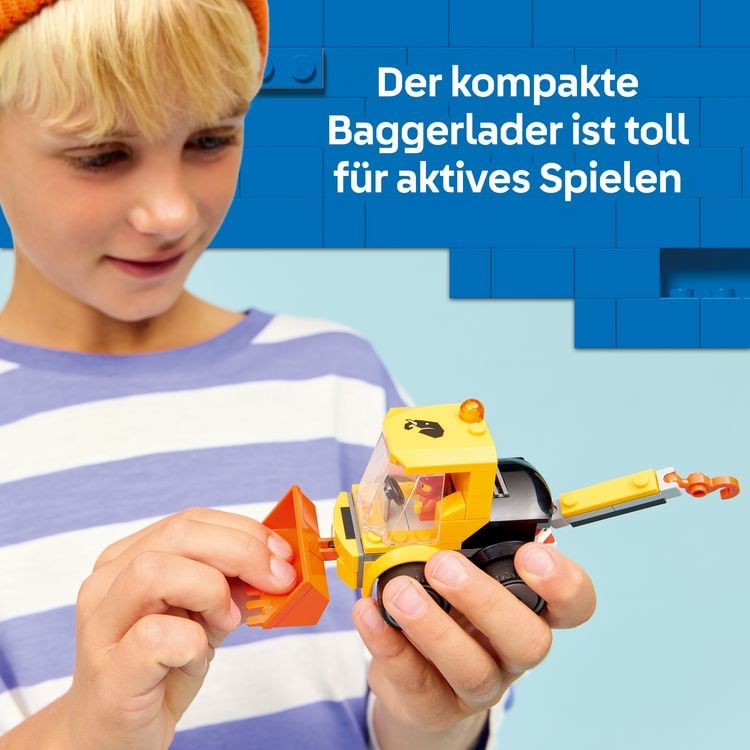 Produktbild: LEGO City 60483 Coole Flitzer &ndash; Radlader, Spielzeug mit Minifigur