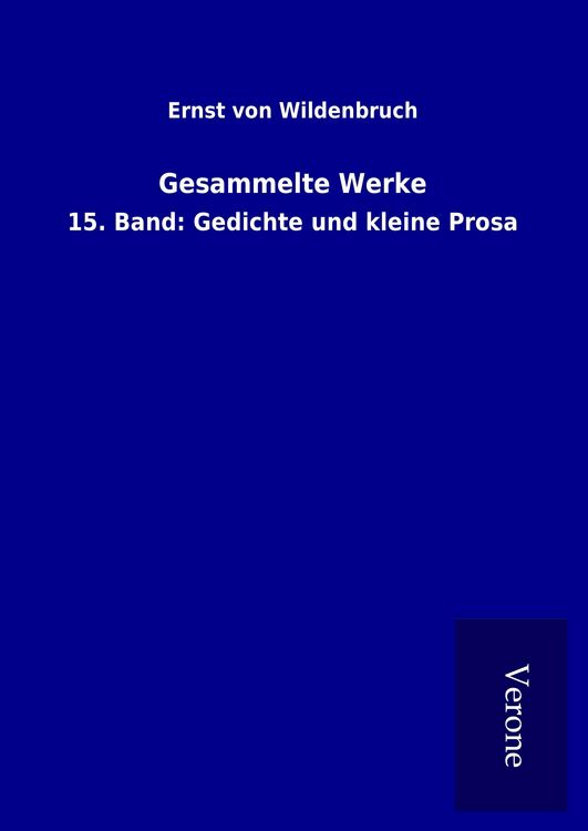 Produktbild: Gesammelte Werke