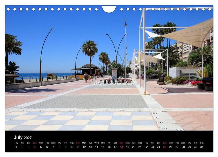 Produktbild: Estepona Costa Del Sol (Wall Calendar 2027 DIN A4 landscape), CALVENDO 12 Month Wall Calendar