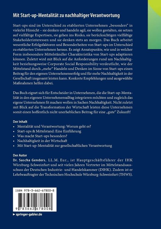 Produktbild: Mit Start-up-Mentalit&auml;t zu nachhaltiger Verantwortung