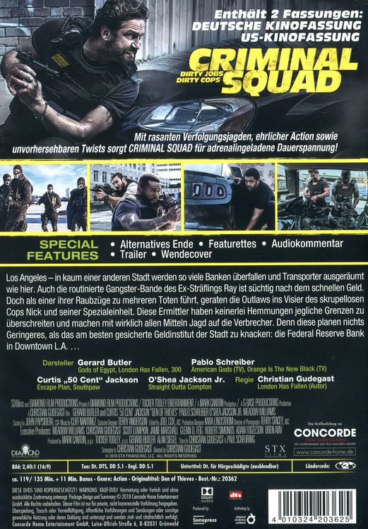 Produktbild: Criminal Squad - Special Edition [2 DVDs]