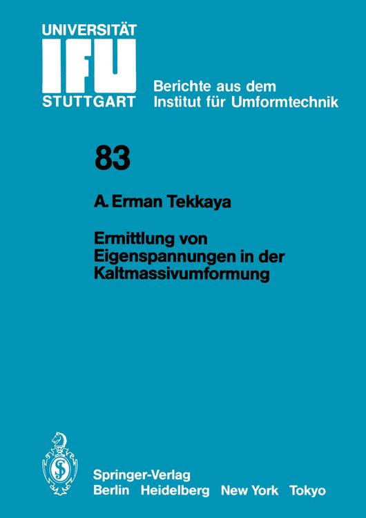 Produktbild: Ermittlung von Eigenspannungen in der Kaltmassivumformung