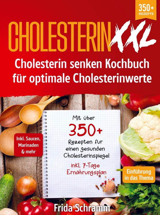 Produktbild: Cholesterin XXL - Cholesterin senken Kochbuch f&uuml;r optimale Cholesterinwerte