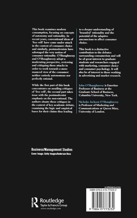 Produktbild: The Undermining of Beliefs in the Autonomy and Rationality of Consumers