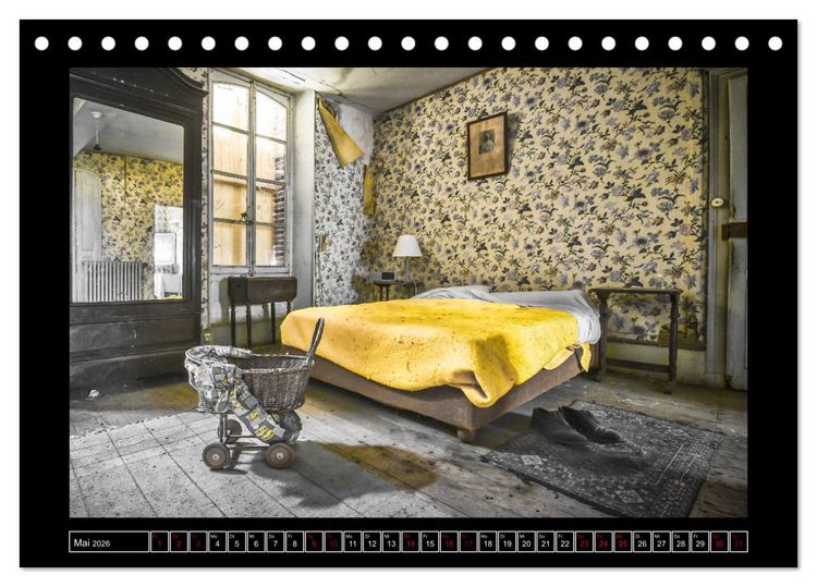 Produktbild: Lost Places - Farbenspiele (Tischkalender 2026 DIN A5 quer), CALVENDO Monatskalender
