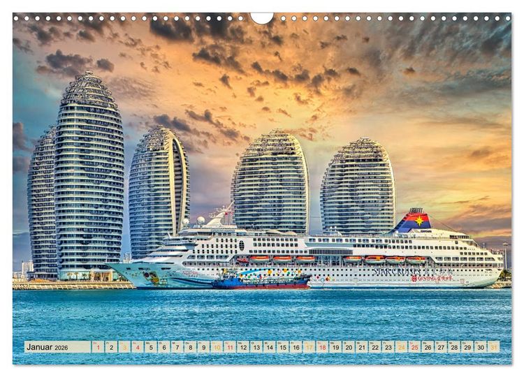 Produktbild: Maritime Welten (Wandkalender 2026 DIN A3 quer), CALVENDO Monatskalender