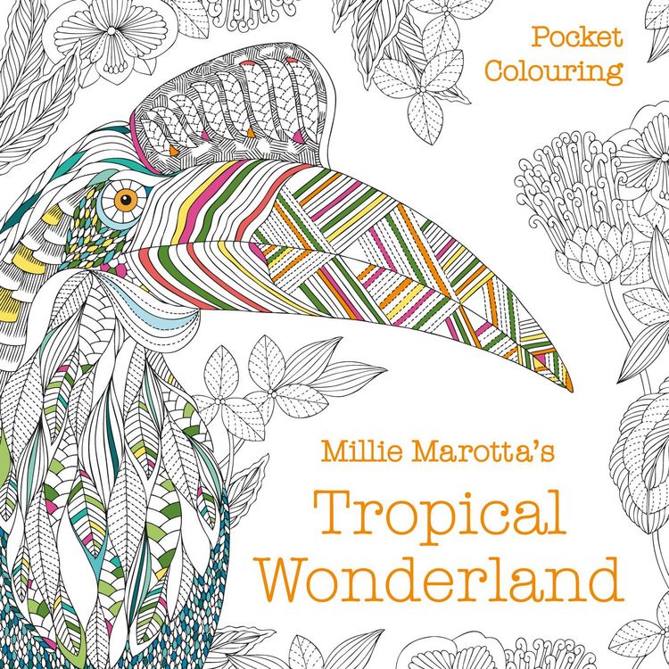 Produktbild: Millie Marotta's Tropical Wonderland Pocket Colouring