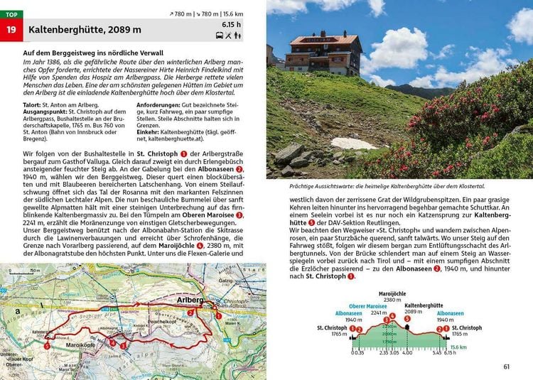 Produktbild: ROTHER Wanderf&uuml;hrer Arlberg und Paznauntal. 50 Touren vom Oberen Lechtal &uuml;ber das Stanzer Tal bis zur Tiroler Silvretta