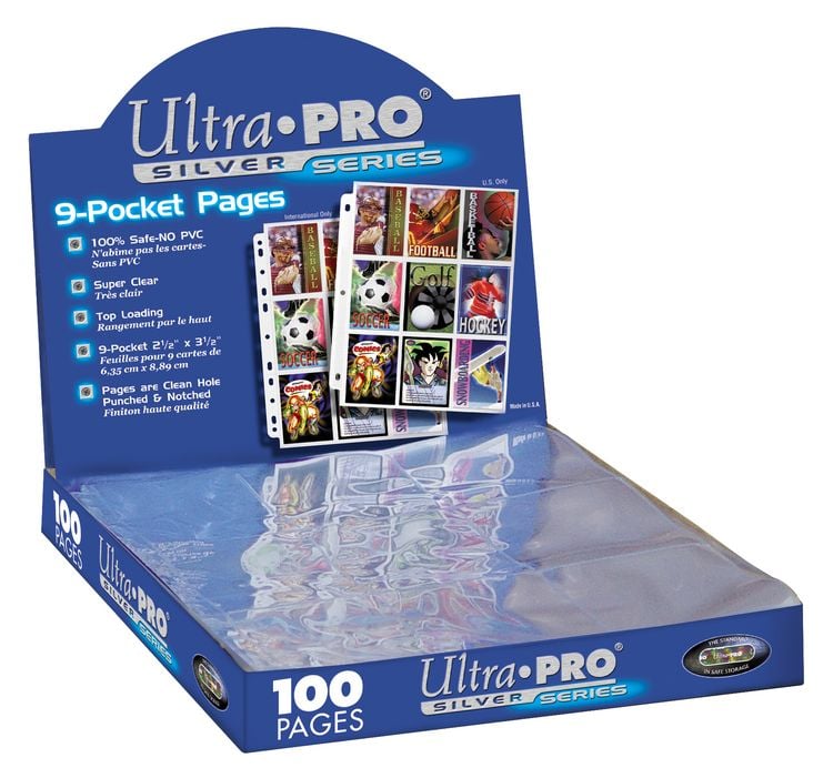 Produktbild: UltraPro - 9-Pocket Silver Series Pages Fix100