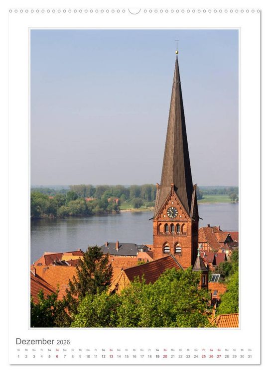Produktbild: Lauenburg 2026 (Wandkalender 2026 DIN A2 hoch), CALVENDO Monatskalender