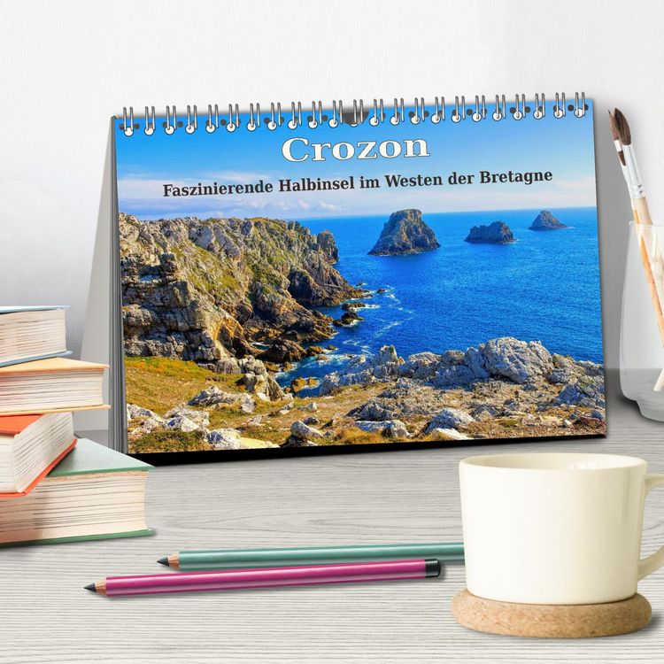 Produktbild: Crozon - Faszinierende Halbinsel im Westen der Bretagne (Tischkalender 2026 DIN A5 quer), CALVENDO Monatskalender