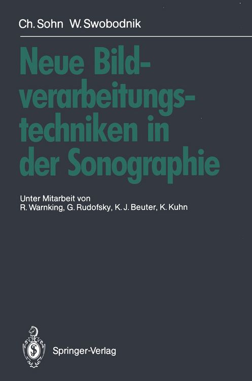 Produktbild: Neue Bildverarbeitungstechniken in der Sonographie