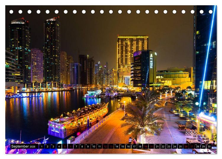 Produktbild: Dubai W&uuml;stenstadt (Tischkalender 2026 DIN A5 quer), CALVENDO Monatskalender