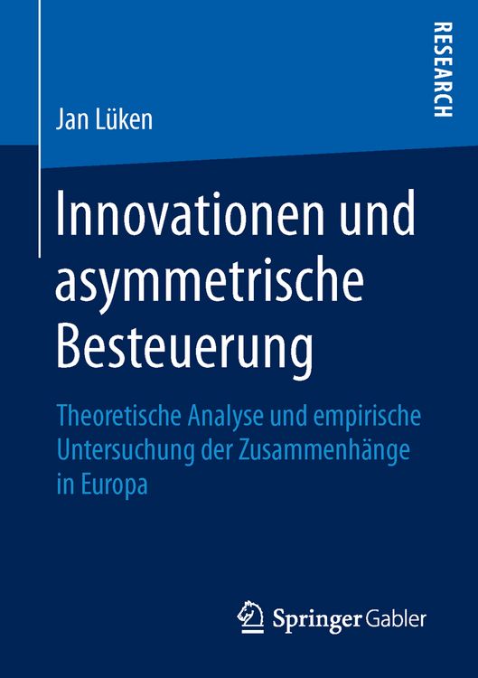 Produktbild: Innovationen und asymmetrische Besteuerung