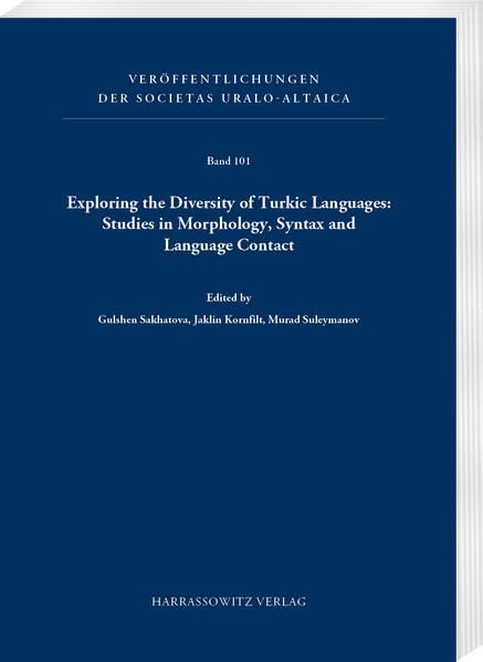 Produktbild: Exploring the Diversity of Turkic Languages: Studies in Morphology, Syntax and Language Contact
