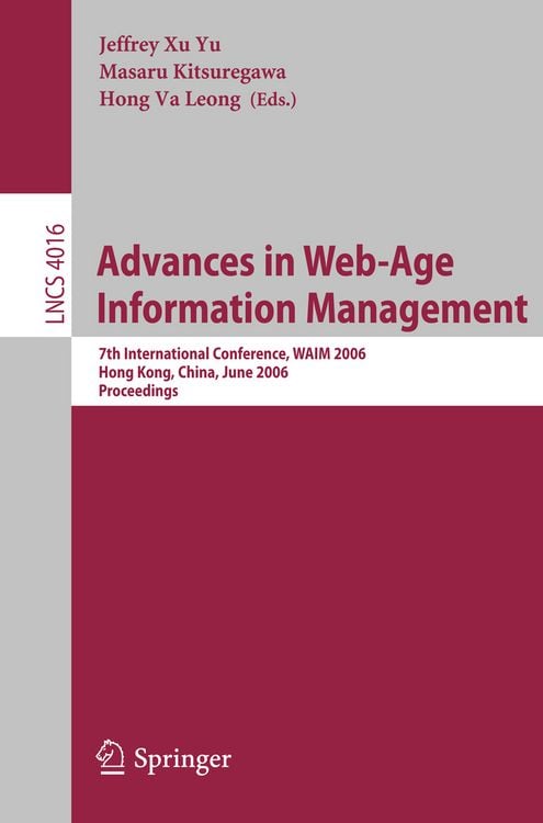 Produktbild: Advances in Web-Age Information Management