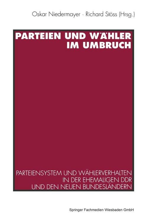 Produktbild: Parteien und W&auml;hler im Umbruch