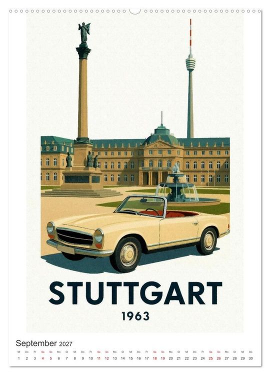 Produktbild: Stadtbilder und Stra&szlig;enlegenden (Wandkalender 2027 DIN A2 hoch), CALVENDO Monatskalender