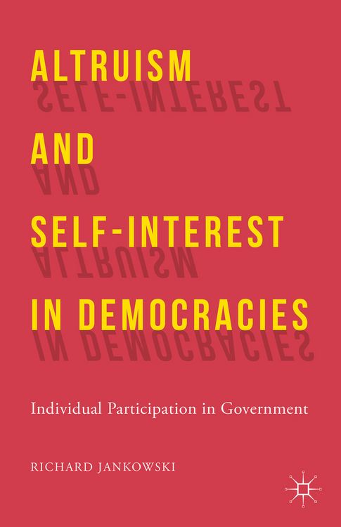 Produktbild: Altruism and Self-Interest in Democracies